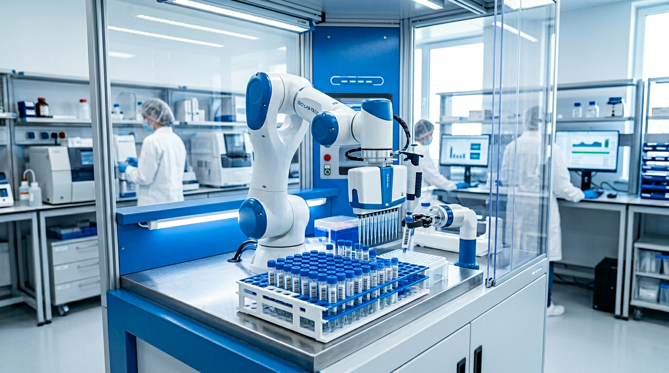 Pharmaceutical lab automation